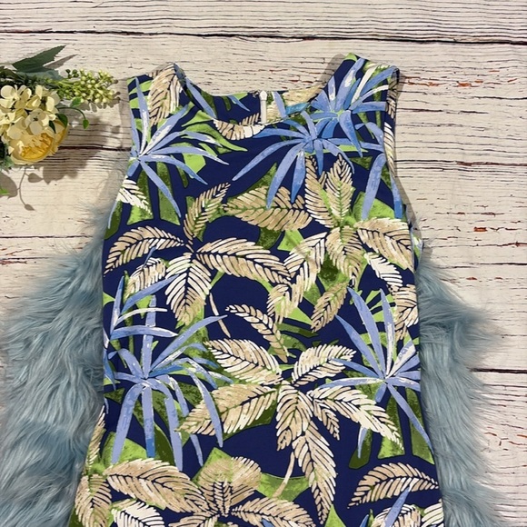 J.McLaughlin Sophia Bermuda Palm Print Dress - Picture 3 of 8